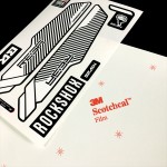 Mountain Bicycle Fork Decal Stickers for rock shox REBA BRAI 